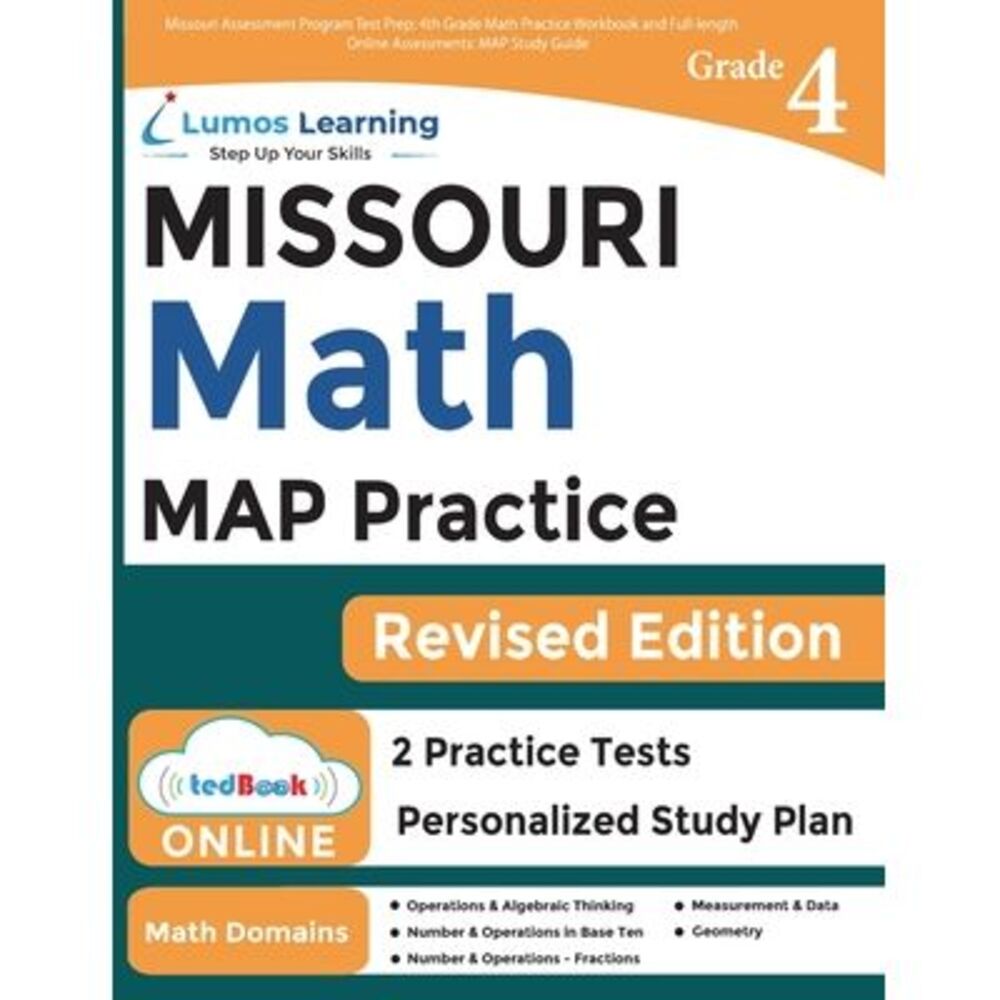 Missouri Assessment Program Test Prep: 4th Grade Math Practice Workbook and Full